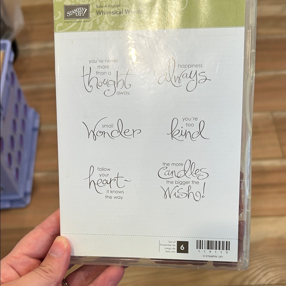 Stampin' Up! Whimsical Words Sentiment Stamps
